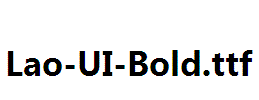 Lao-UI-Bold