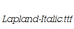 Lapland-Italic