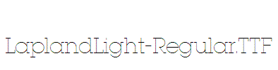 LaplandLight-Regular
