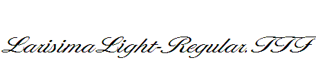 LarisimaLight-Regular