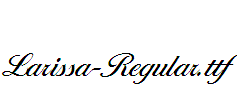 Larissa-Regular