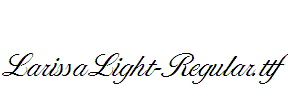 LarissaLight-Regular