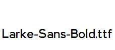 Larke-Sans-Bold