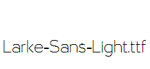 Larke-Sans-Light