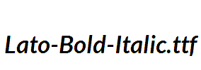 Lato-Bold-Italic