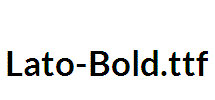 Lato-Bold