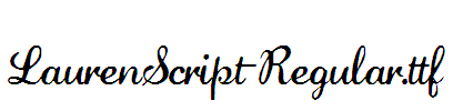 LaurenScript-Regular