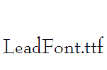 LeadFont