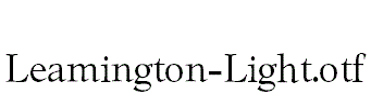 Leamington-Light
