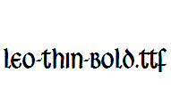 Leo-Thin-Bold