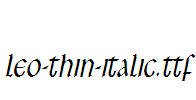 Leo-Thin-Italic