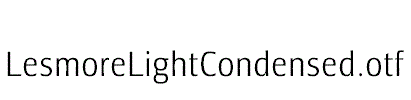 LesmoreLightCondensed