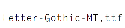 Letter-Gothic-MT