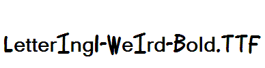 Lettering1-Weird-Bold