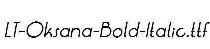 LT-Oksana-Bold-Italic