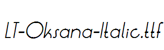 LT-Oksana-Italic