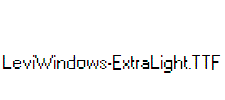 LeviWindows-ExtraLight