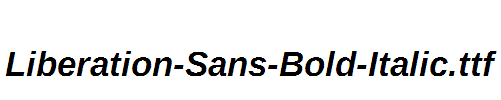 Liberation-Sans-Bold-Italic