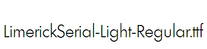 LimerickSerial-Light-Regular