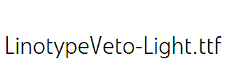 LinotypeVeto-Light