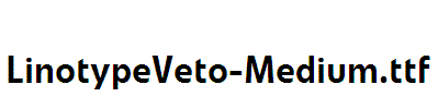 LinotypeVeto-Medium