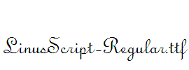 LinusScript-Regular