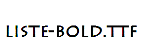 Liste-Bold