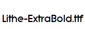 Lithe-ExtraBold