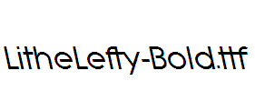 LitheLefty-Bold