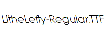 LitheLefty-Regular