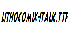 LithoComix-Italic