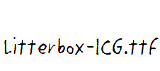 Litterbox-ICG