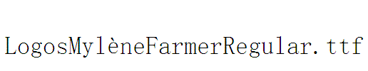 LogosMylèneFarmerRegular