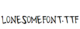 LonesomeFont