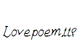 Lovepoem