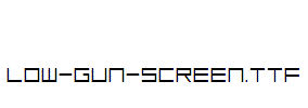 Low-Gun-Screen