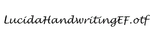 LucidaHandwritingEF