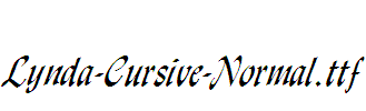 Lynda-Cursive-Normal