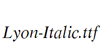 Lyon-Italic