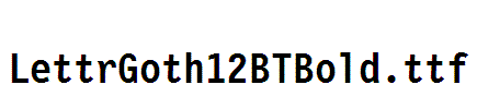 LettrGoth12BTBold