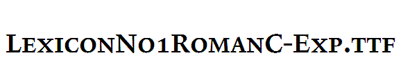 LexiconNo1RomanC-Exp