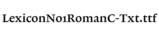 LexiconNo1RomanC-Txt