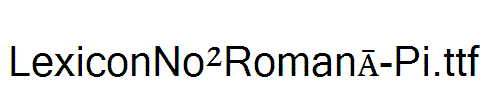 LexiconNo2RomanA-Pi
