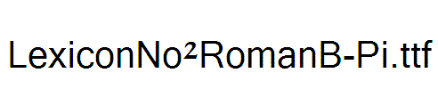 LexiconNo2RomanB-Pi