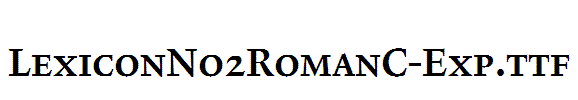 LexiconNo2RomanC-Exp