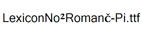 LexiconNo2RomanC-Pi