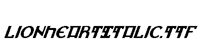 LionheartItalic