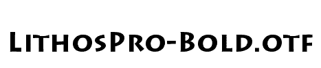 LithosPro-Bold