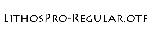 LithosPro-Regular