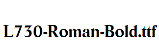 L730-Roman-Bold